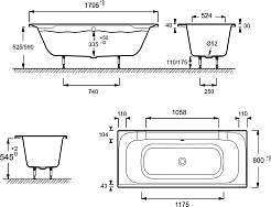 Jacob Delafon Акриловая ванна Doble 180x80 E6D013-00 – фотография-3